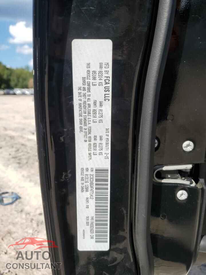 DODGE CHARGER 2015 - 2C3CDXBG0FH771412