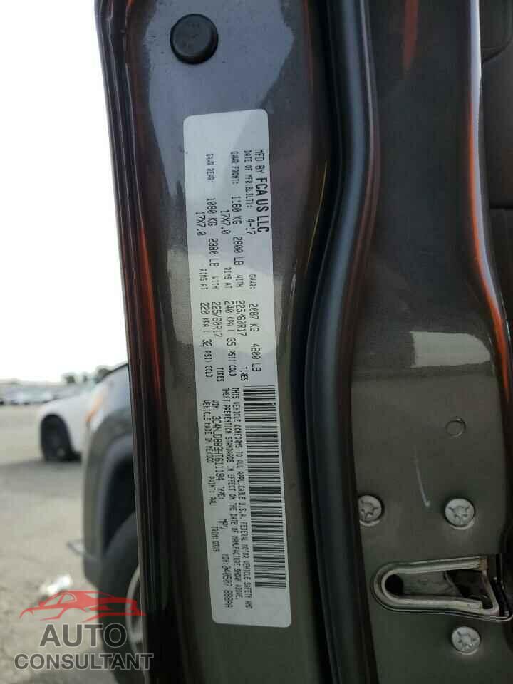 JEEP COMPASS 2017 - 3C4NJDBB3HT611194