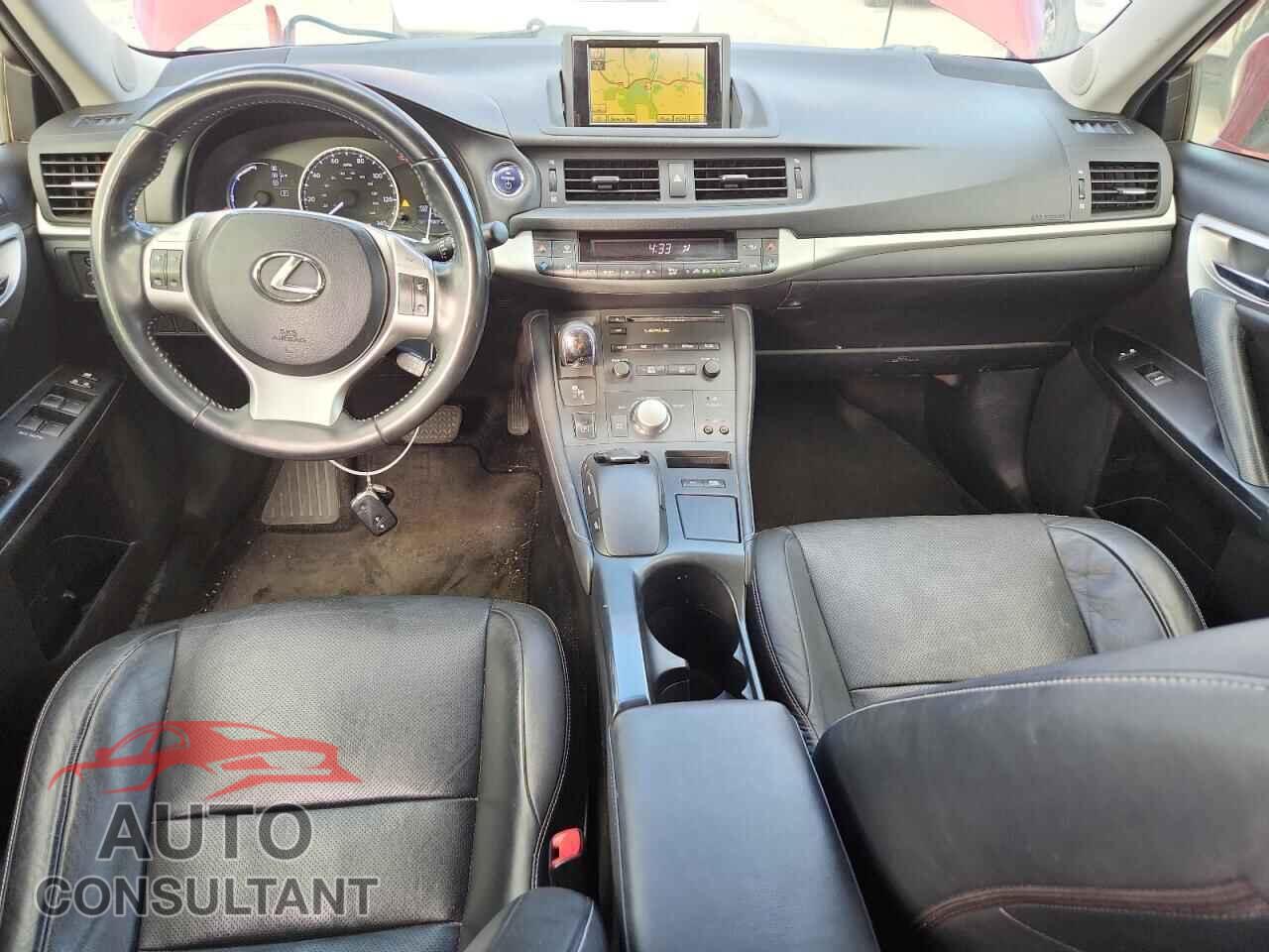 LEXUS CT 200 2012 - JTHKD5BH2C2089610
