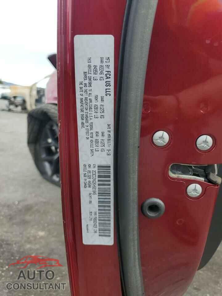 DODGE CHALLENGER 2019 - 2C3CDZAG2KH521645