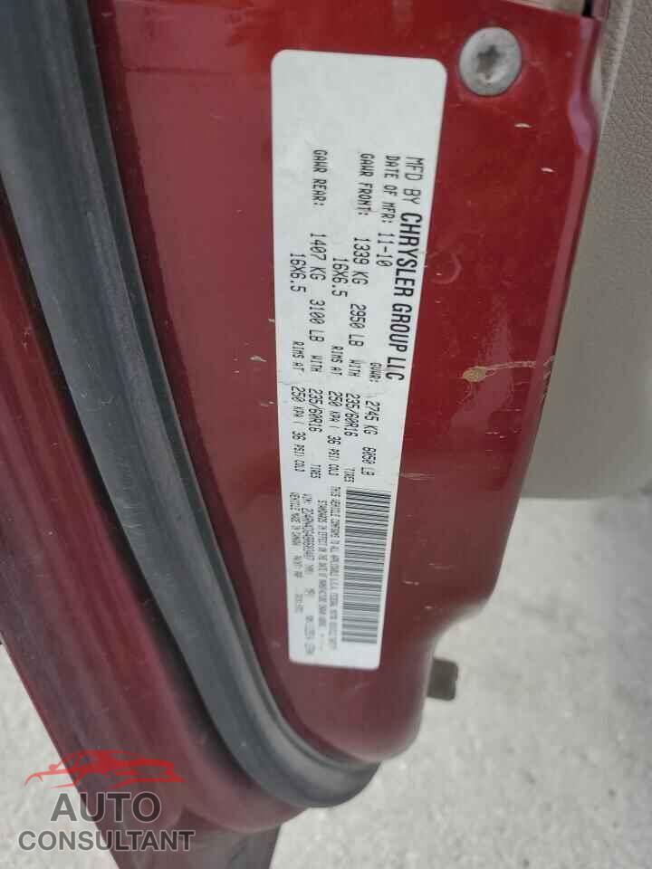 DODGE CARAVAN 2011 - 2D4RN4DG4BR603407