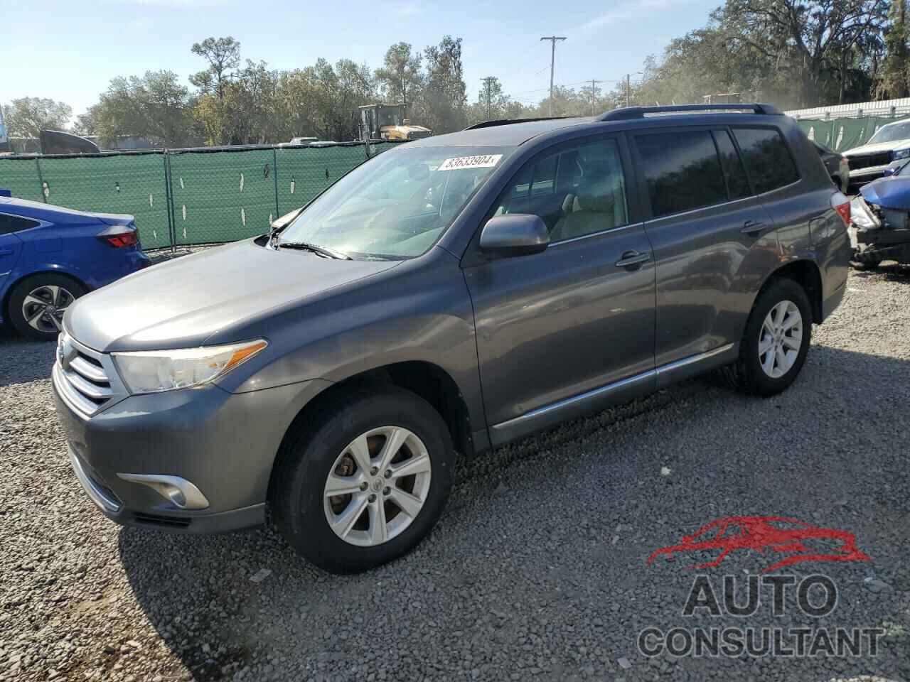 TOYOTA HIGHLANDER 2013 - 5TDZK3EH0DS110776