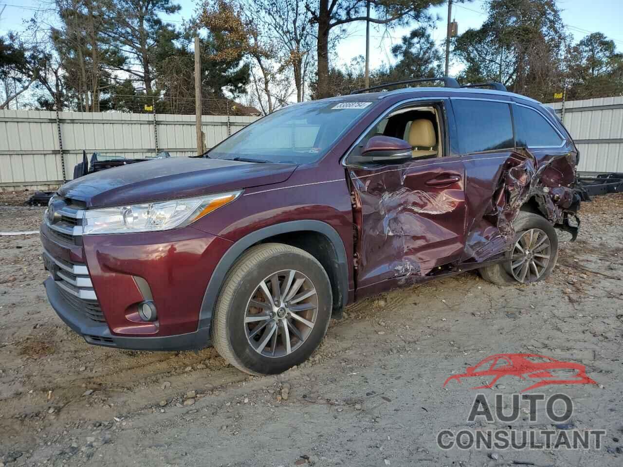 TOYOTA HIGHLANDER 2017 - 5TDJZRFH7HS365893