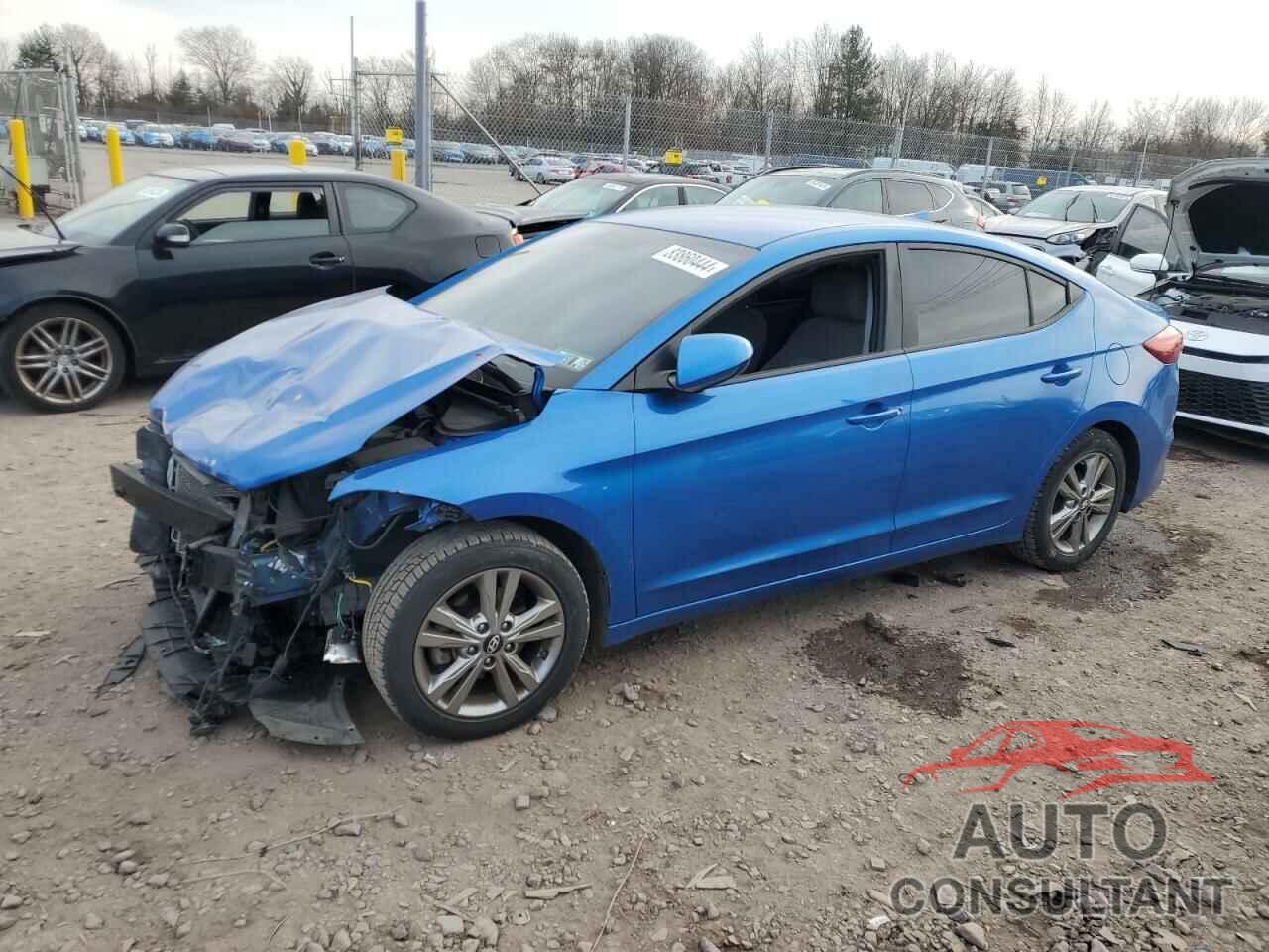 HYUNDAI ELANTRA 2017 - KMHD84LF7HU224786