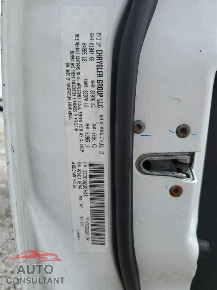 DODGE DART 2013 - 1C3CDFCA2DD104131