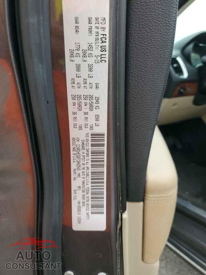 DODGE DURANGO 2015 - 1C4RDHEG6FC842543