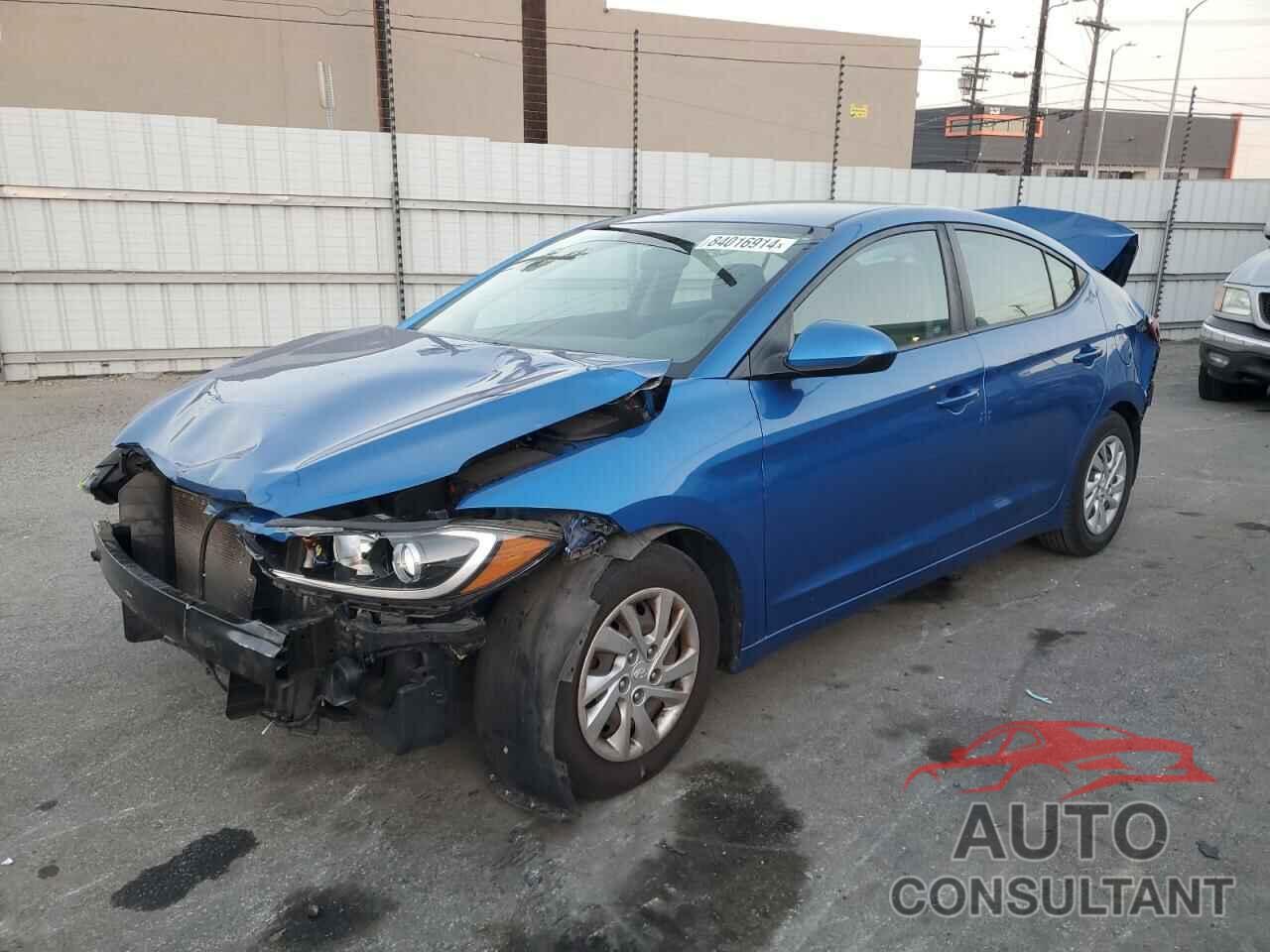 HYUNDAI ELANTRA 2017 - KMHD74LF7HU372052