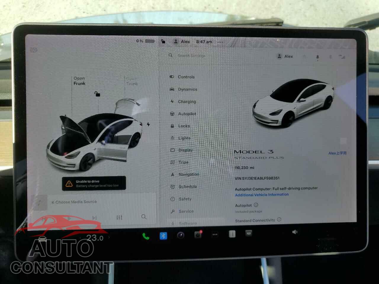 TESLA MODEL 3 2020 - 5YJ3E1EA8LF598351