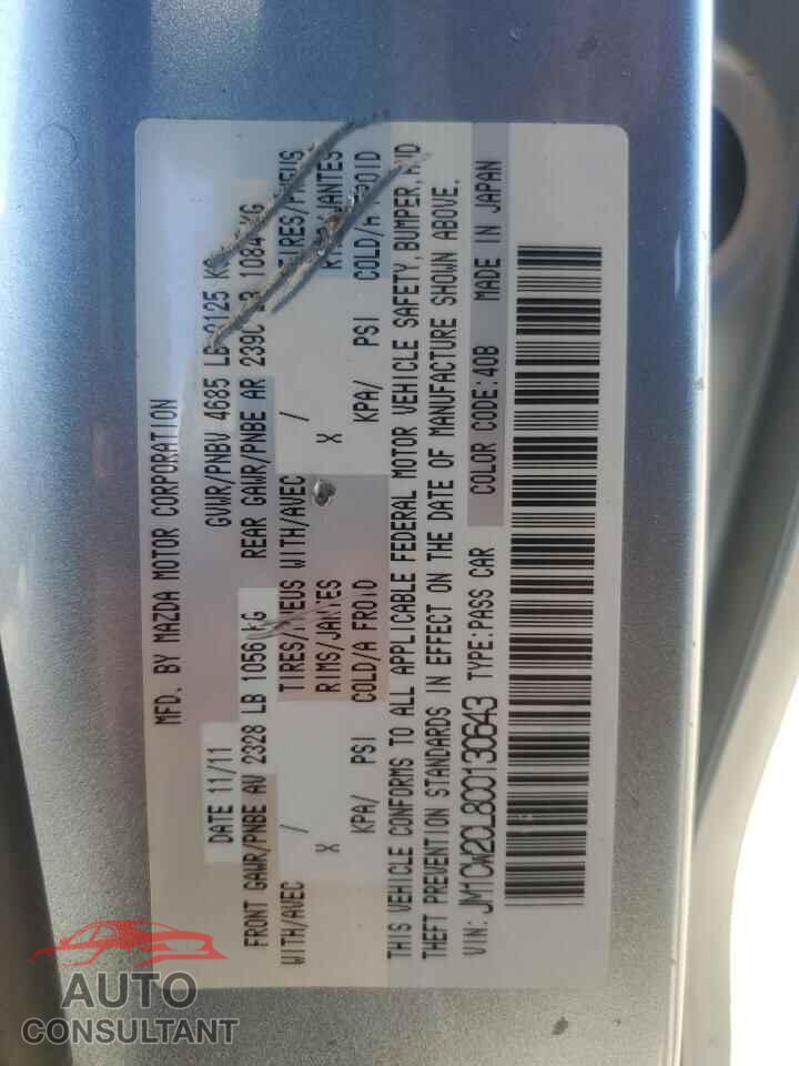 MAZDA 5 2012 - JM1CW2CL8C0130643