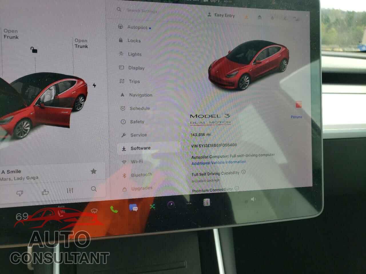 TESLA MODEL 3 2018 - 5YJ3E1EB6JF055408