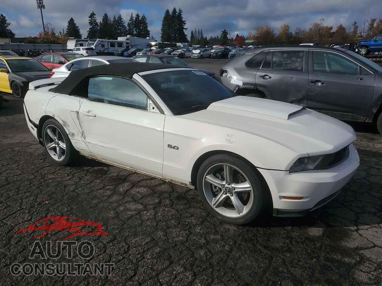 FORD MUSTANG 2012 - 1ZVBP8FF3C5214239