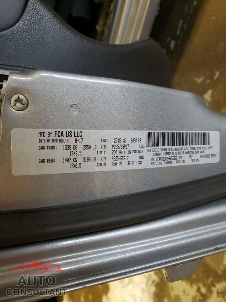 DODGE CARAVAN 2017 - 2C4RDGBG2HR856626