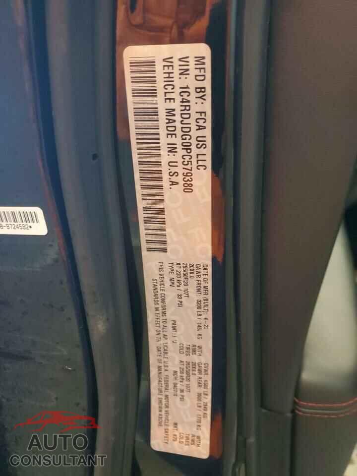 DODGE DURANGO 2023 - 1C4RDJDG0PC579380