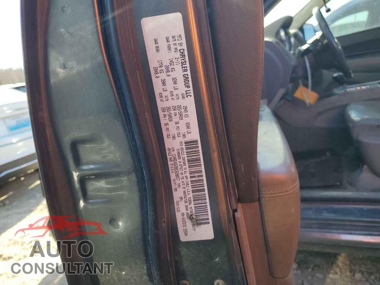 DODGE DURANGO 2011 - 1D4RE4GG9BC638657