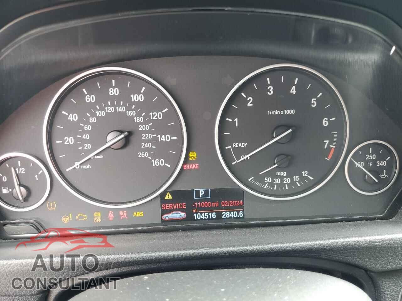 BMW 3 SERIES 2015 - WBA3C1C55FP853654