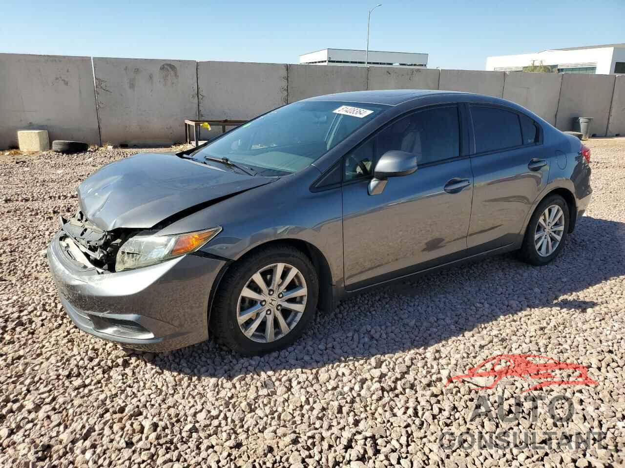 HONDA CIVIC 2012 - 19XFB2F98CE304968