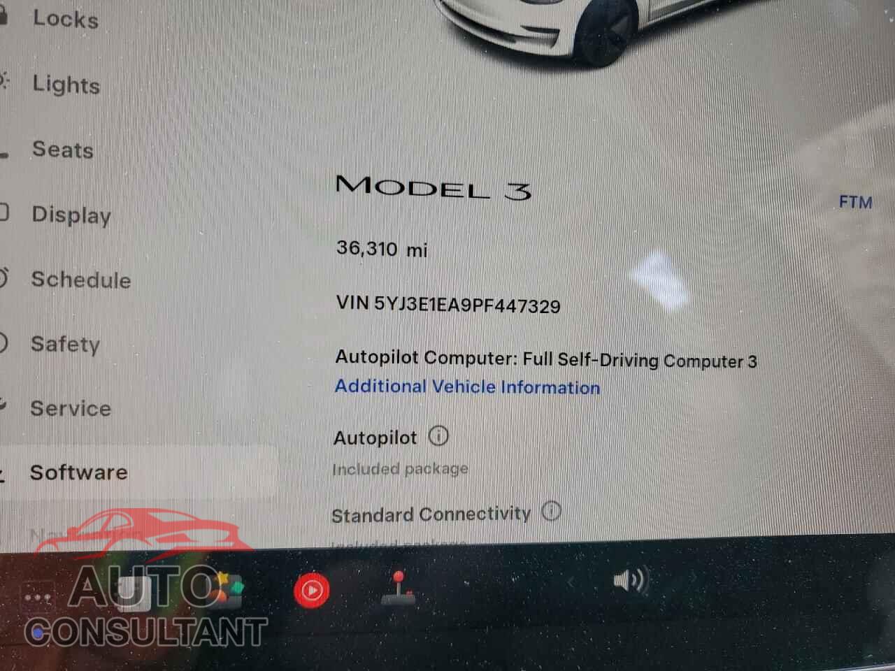 TESLA MODEL 3 2023 - 5YJ3E1EA9PF447329