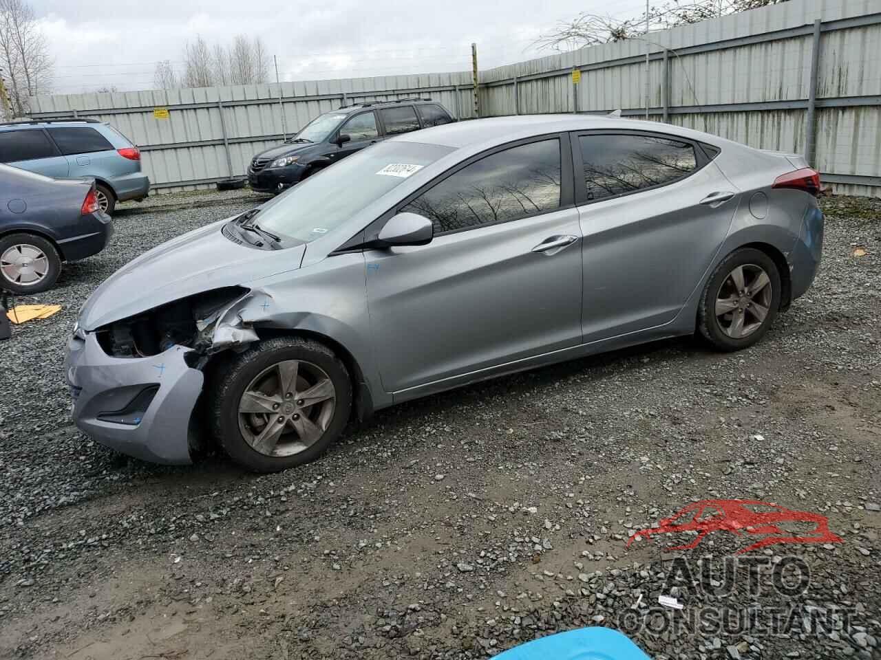 HYUNDAI ELANTRA 2014 - KMHDH4AE9EU205467