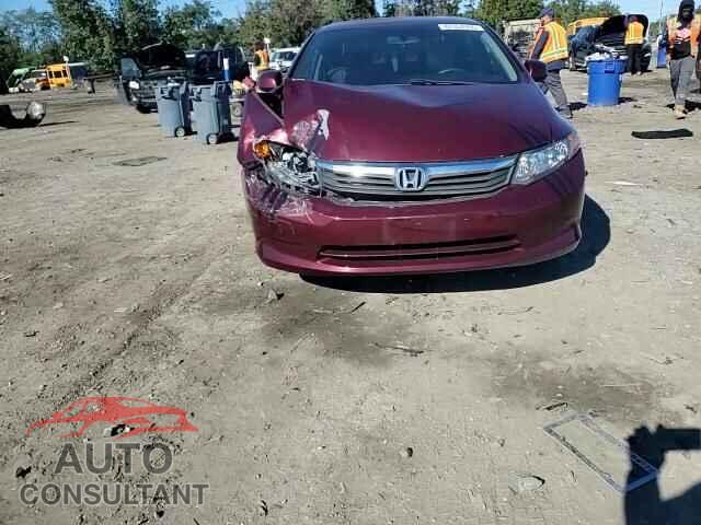 HONDA CIVIC 2012 - 2HGFB2F51CH567886