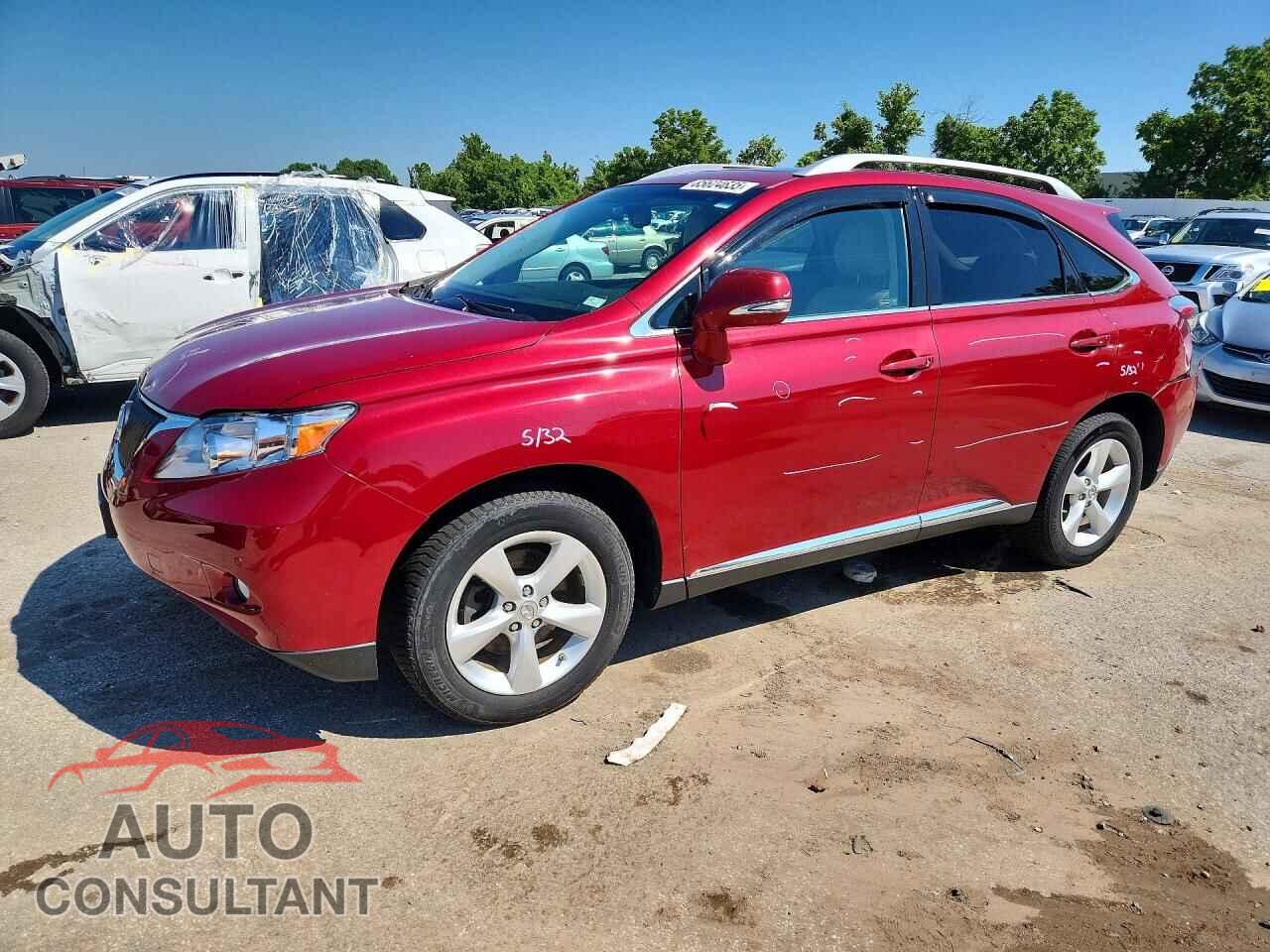 LEXUS RX350 2010 - 2T2BK1BA8AC065969