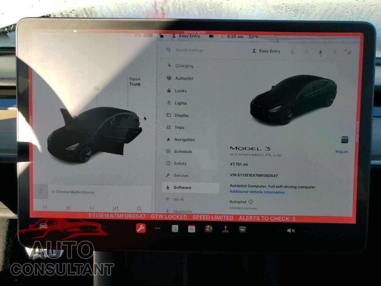 TESLA MODEL 3 2021 - 5YJ3E1EA7MF060547