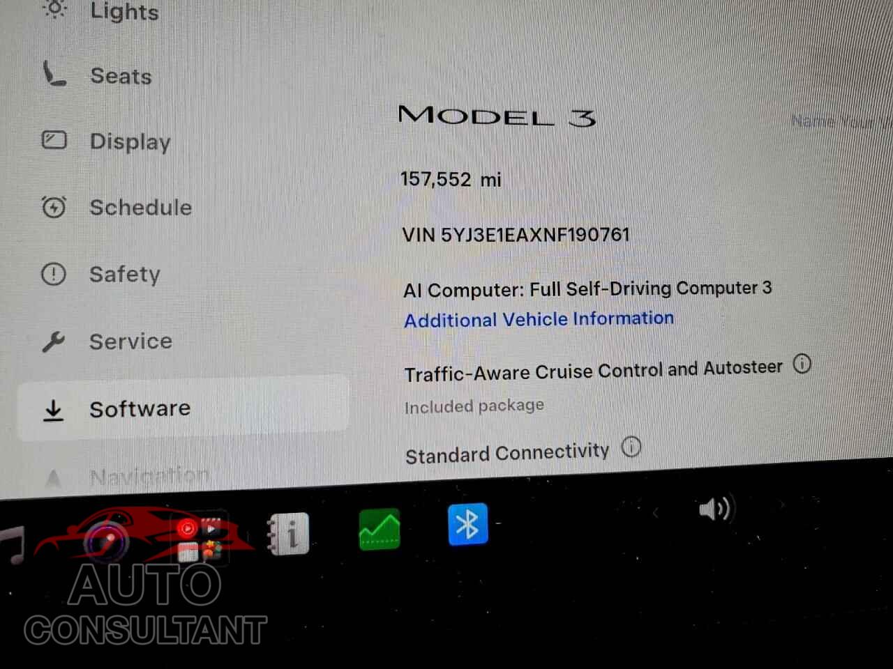 TESLA MODEL 3 2022 - 5YJ3E1EAXNF190761