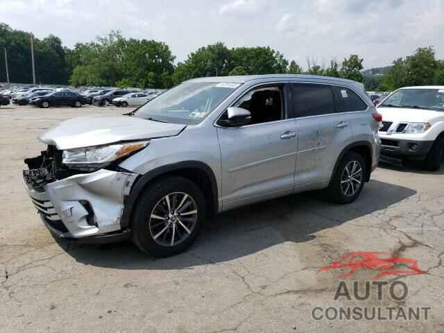 TOYOTA HIGHLANDER 2018 - 5TDJZRFH6JS525039