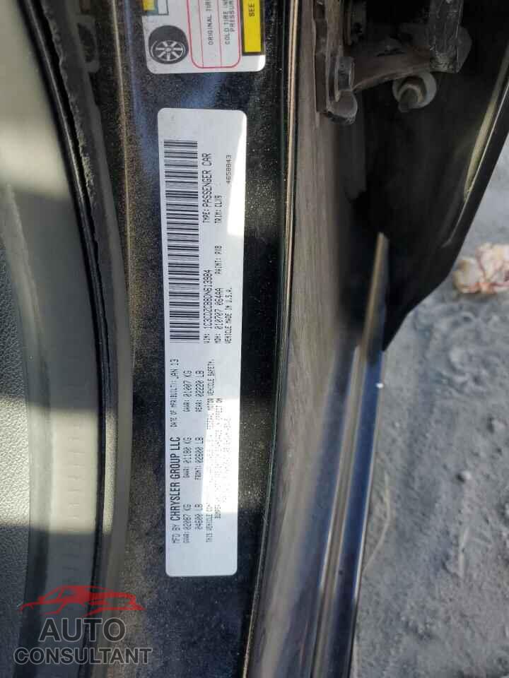 DODGE AVENGER 2013 - 1C3CDZCB8DN613984