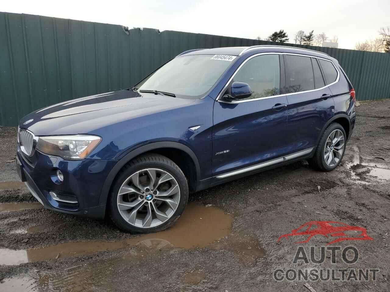 BMW X3 2016 - 5UXWX9C51G0D86926