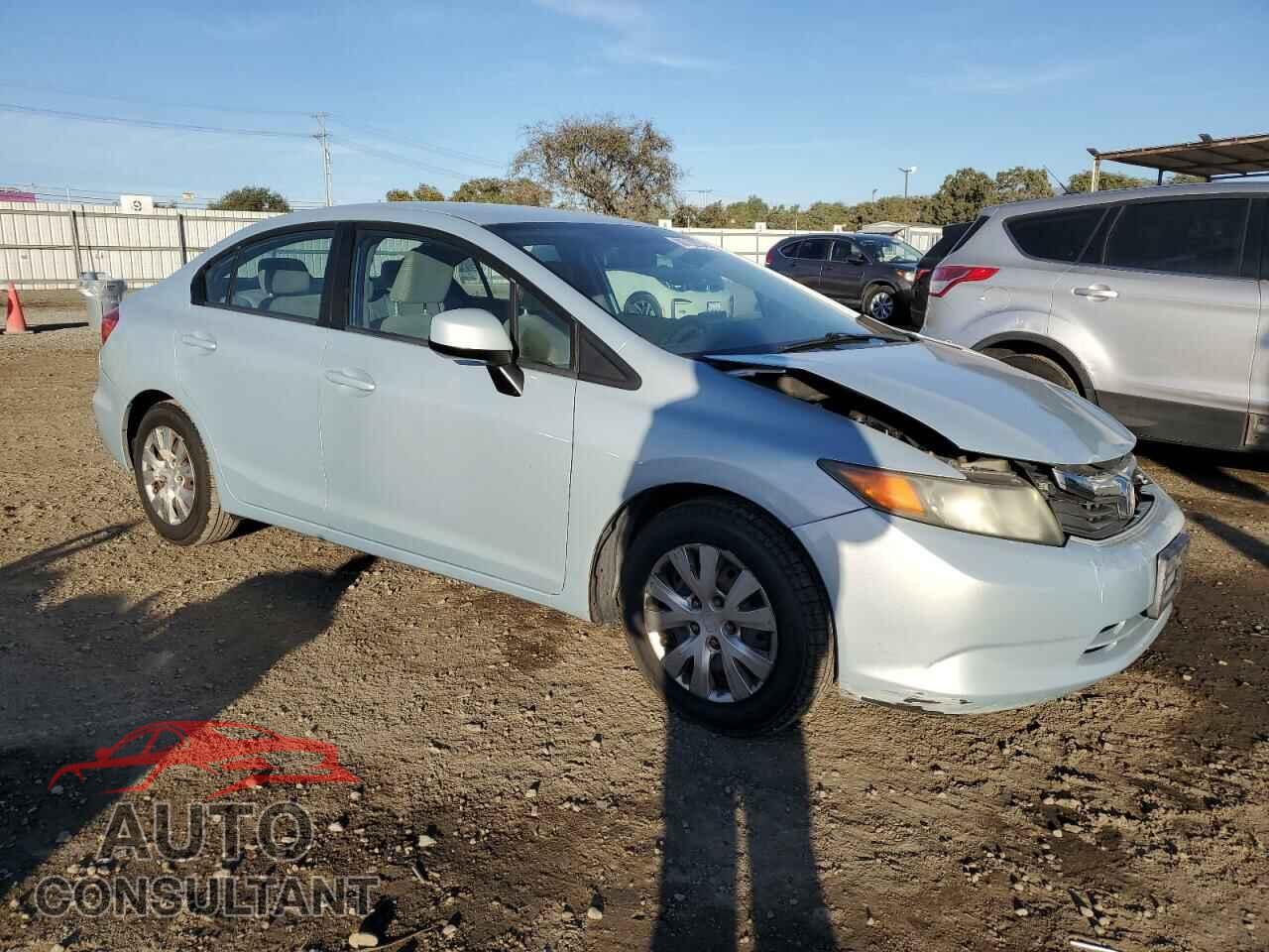 HONDA CIVIC 2012 - 19XFB2F54CE303457