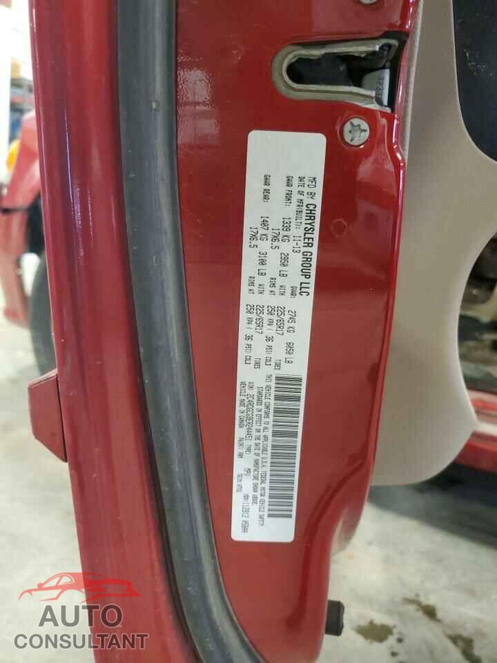DODGE CARAVAN 2014 - 2C4RDGCG9ER244451