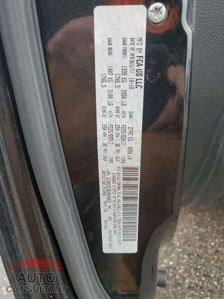 DODGE CARAVAN 2017 - 2C4RDGEG6HR600629