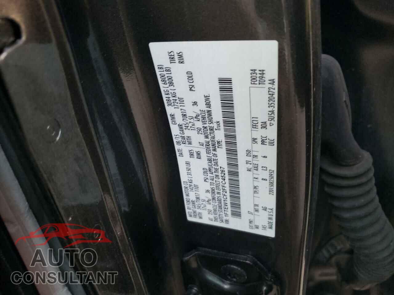 FORD F-150 2015 - 1FTEW1CF2FFC45267