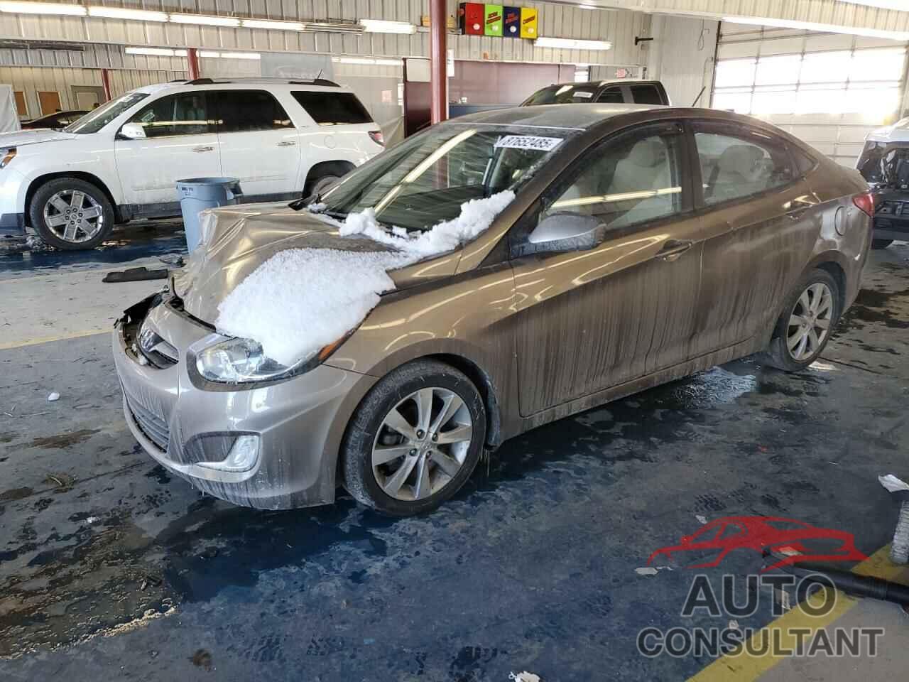 HYUNDAI ACCENT 2012 - KMHCU4AEXCU196430