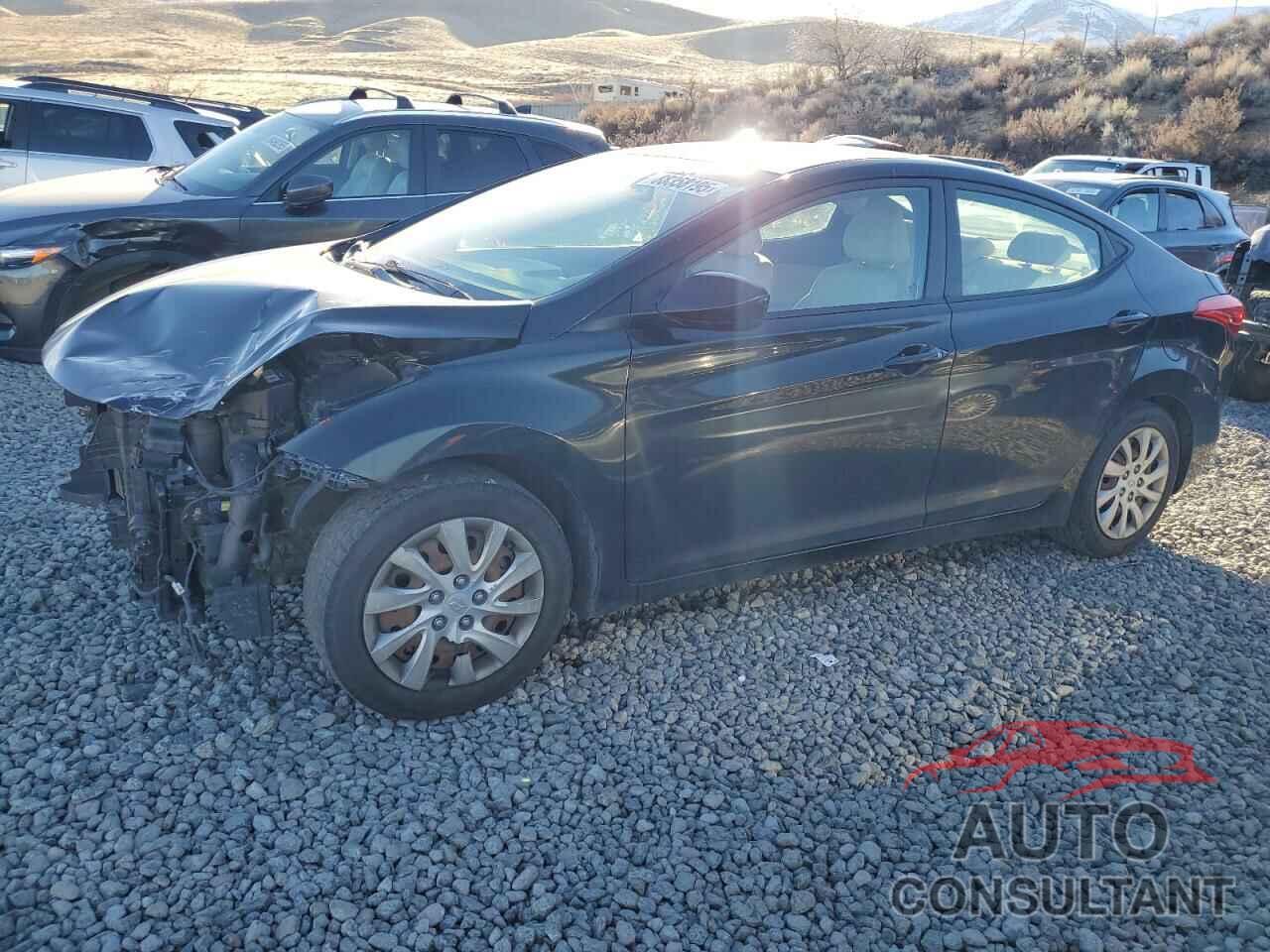 HYUNDAI ELANTRA 2012 - KMHDH4AE1CU270200
