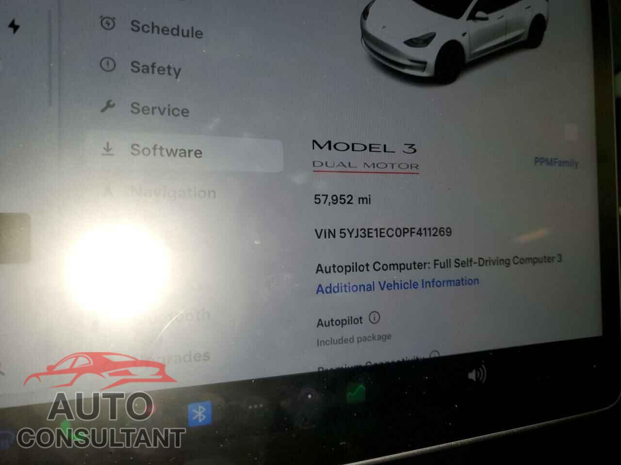 TESLA MODEL 3 2023 - 5YJ3E1EC0PF411269