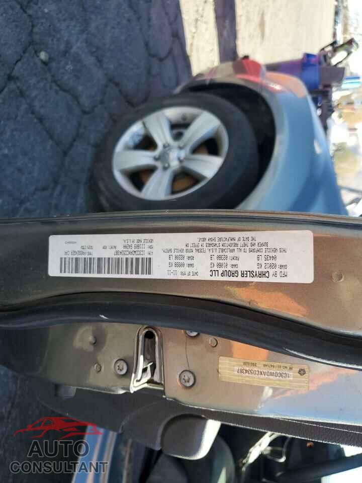 DODGE CALIBER 2012 - 1C3CDWDAXCD534387