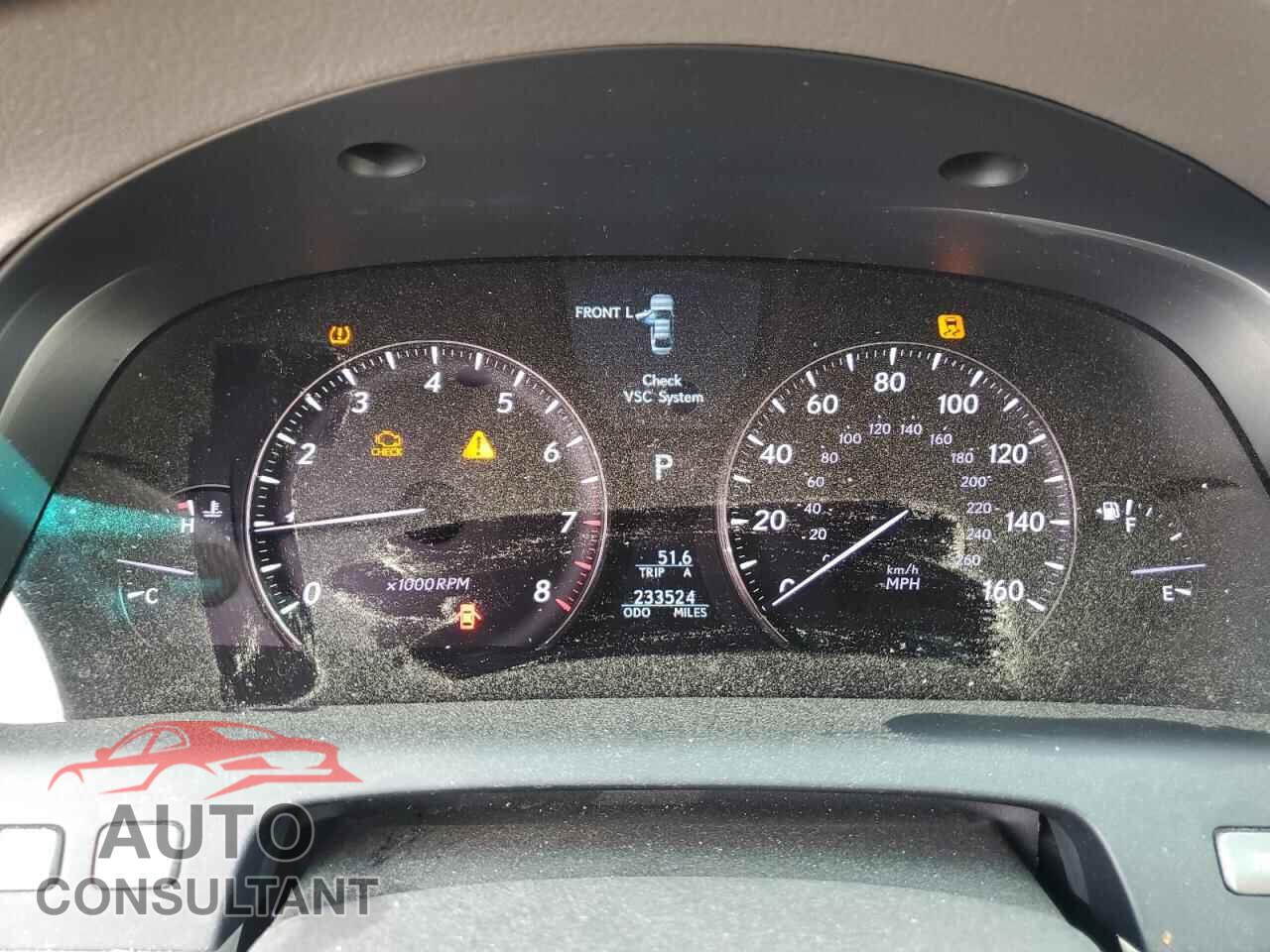 LEXUS LS460 2009 - JTHBL46F895087681