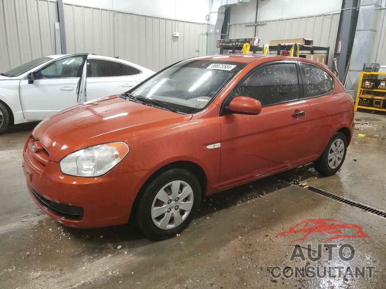 HYUNDAI ACCENT 2010 - KMHCM3AC8AU178742