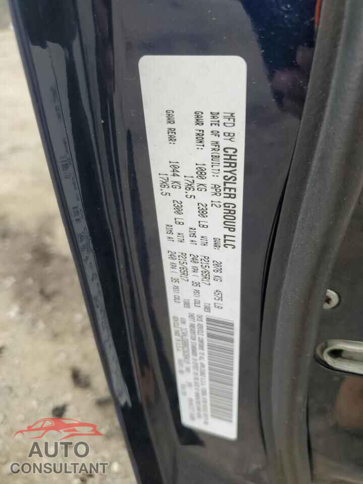 JEEP COMPASS 2012 - 1C4NJDBB6CD638419