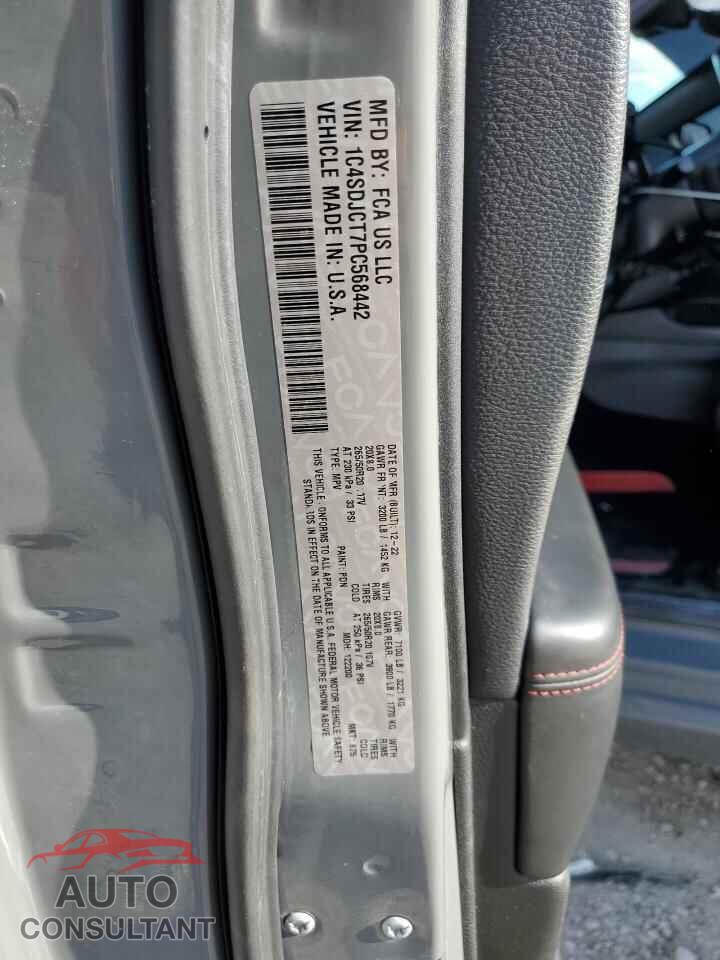 DODGE DURANGO 2023 - 1C4SDJCT7PC568442