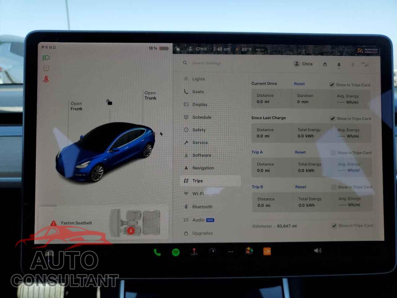 TESLA MODEL 3 2018 - 5YJ3E1EA1JF046946