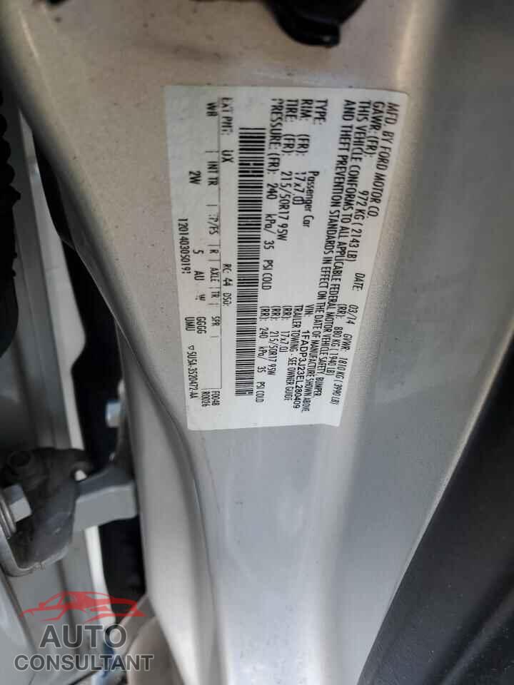 FORD FOCUS 2014 - 1FADP3J23EL280409