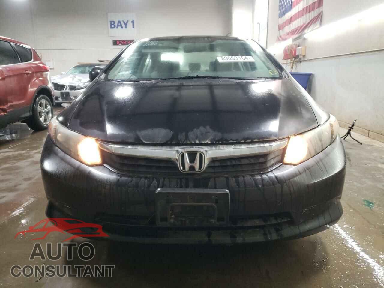 HONDA CIVIC 2012 - 19XFB2F55CE107785