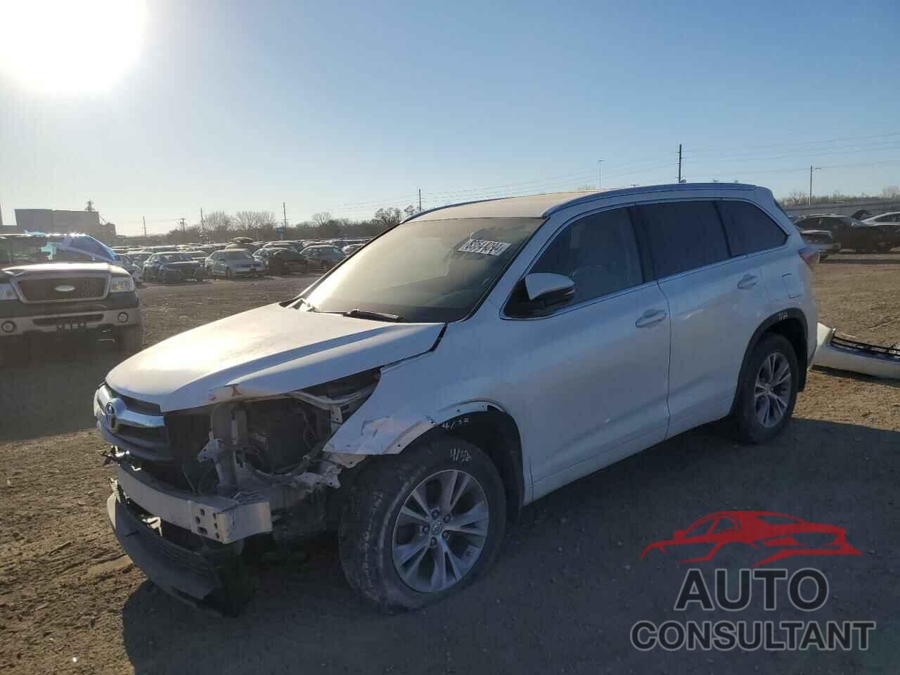 TOYOTA HIGHLANDER 2015 - 5TDJKRFH9FS162733