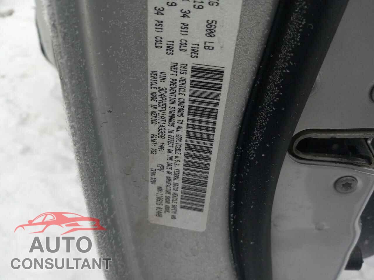 DODGE JOURNEY 2010 - 3D4PH5FV1AT143358