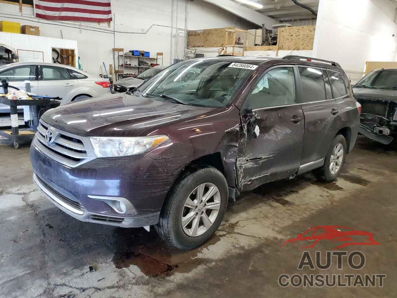 TOYOTA HIGHLANDER 2013 - 5TDBK3EH1DS258632