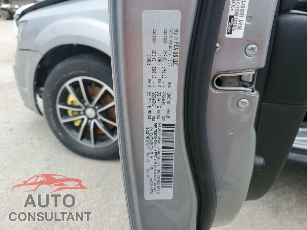 DODGE JOURNEY 2017 - 3C4PDCAB0HT614128