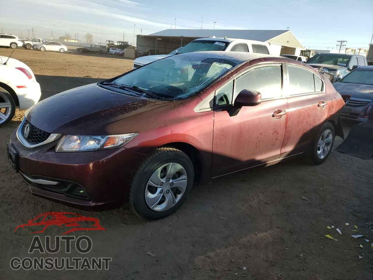 HONDA CIVIC 2013 - 19XFB2F56DE273492
