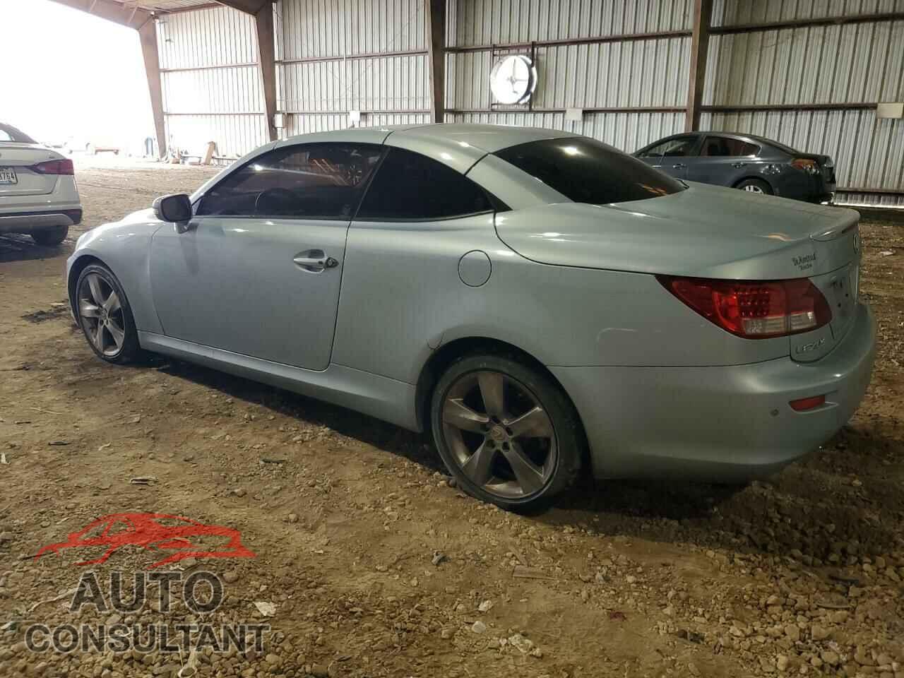 LEXUS IS 2010 - JTHFF2C26A2510682